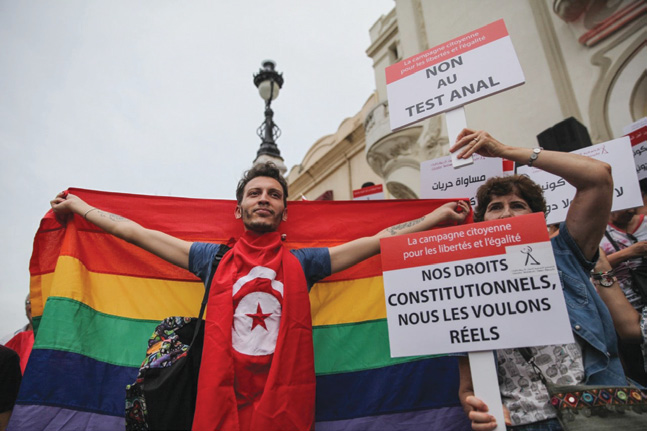 السياسات والتشريعات المتعلقة بحقوق الإنسان والإنتقال الديمقراطي في تونس  (تقرير نصف سنوي )