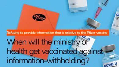 Refusing to provide information that is relative to the Pfizer vaccine  When will the ministry of health get vaccinated against information-withholding?